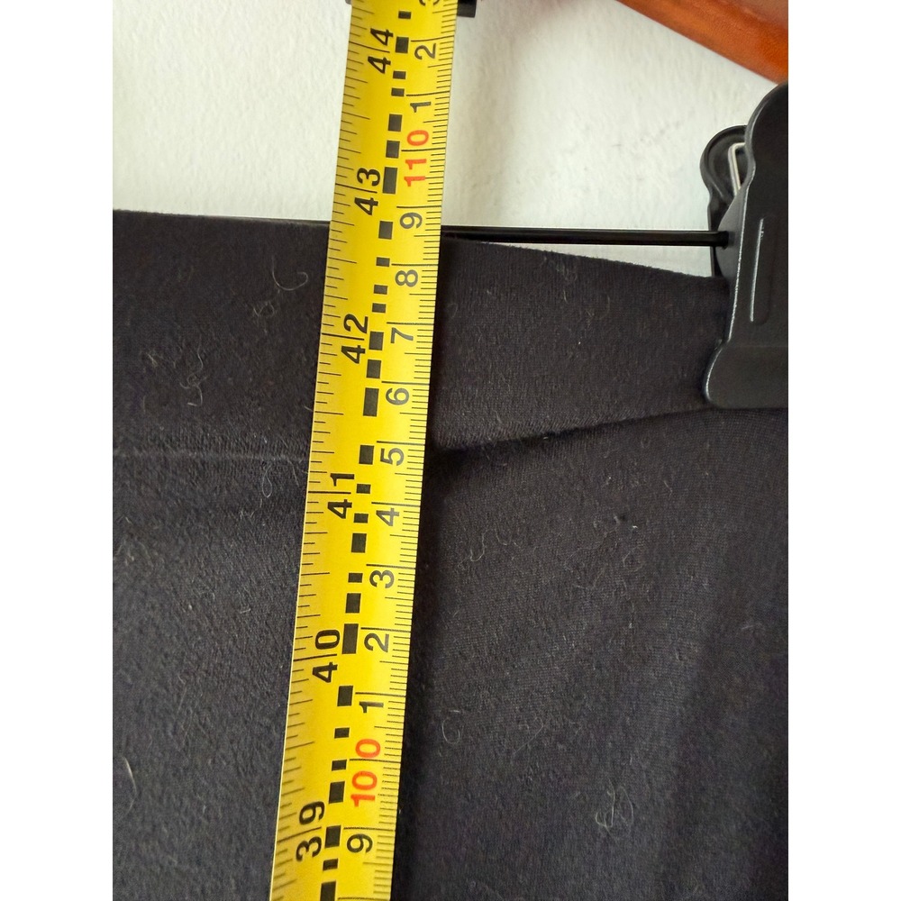 Bobbie Brooks Black High Waisted Yoga Pants Straight Leg Size Medium Athleisure - Picture 5 of 7